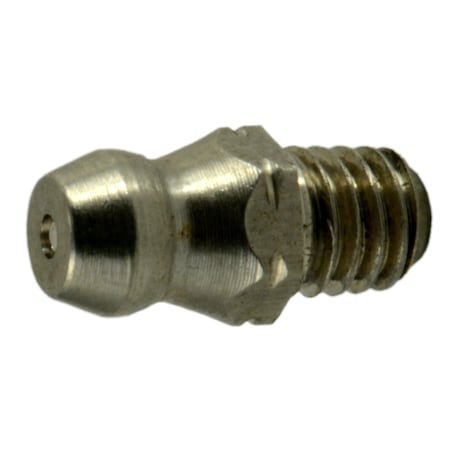 Midwest Fastener 6mm-1.0 x 8mm x 16mm A2 Stainless Steel Coarse Thread Straight Grease Fittings 6PK 37445